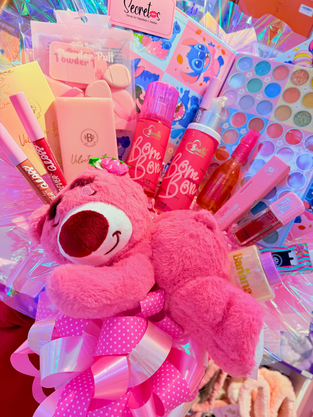Ramo de maquillaje con lotso