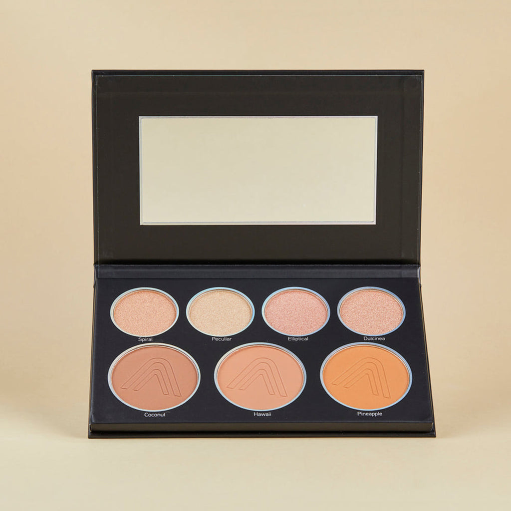 PALETA DE CONTORNOS E ILUMINADOR GLAMBLACK Atenea