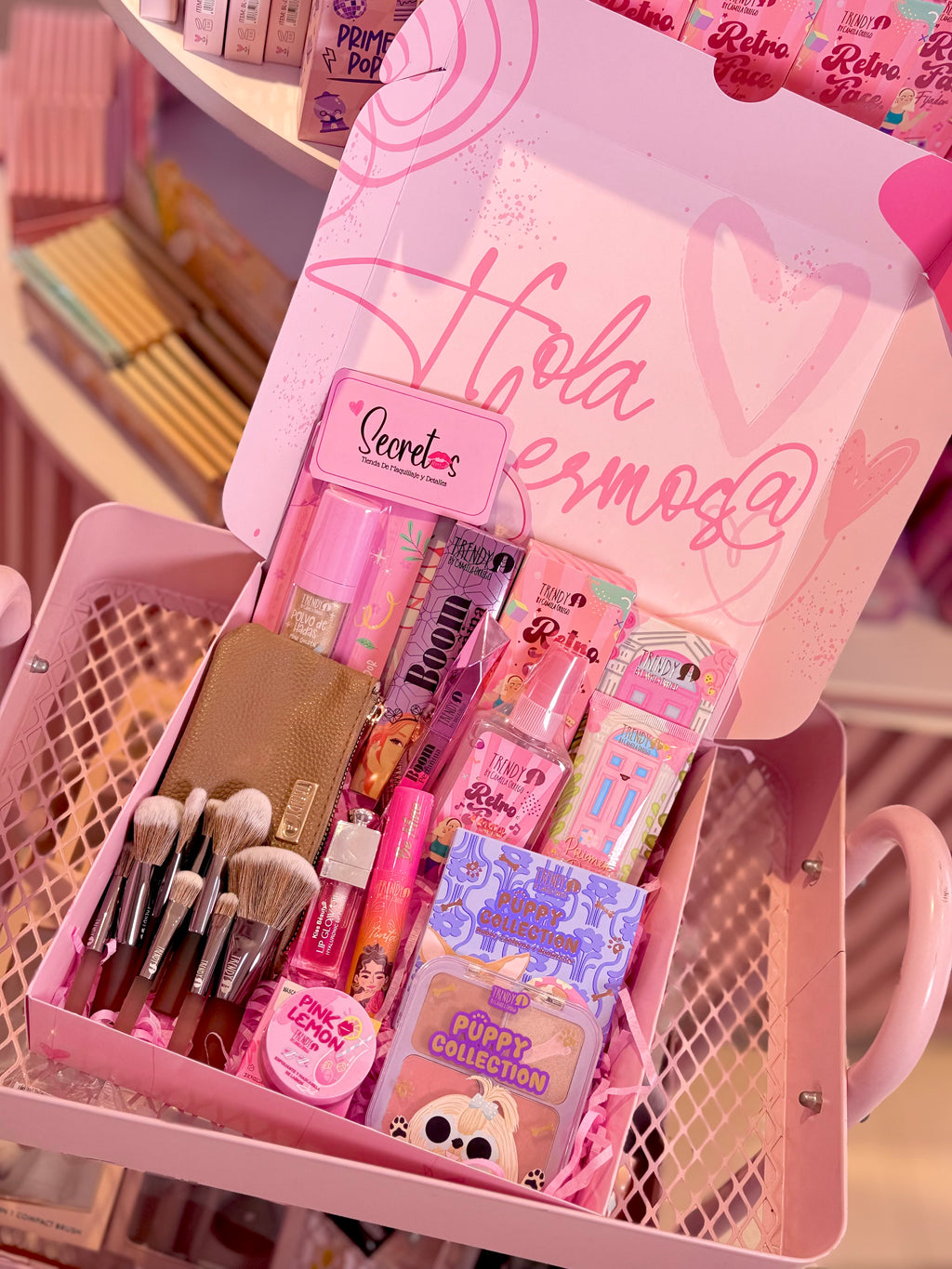 Caja de maquillaje trendy