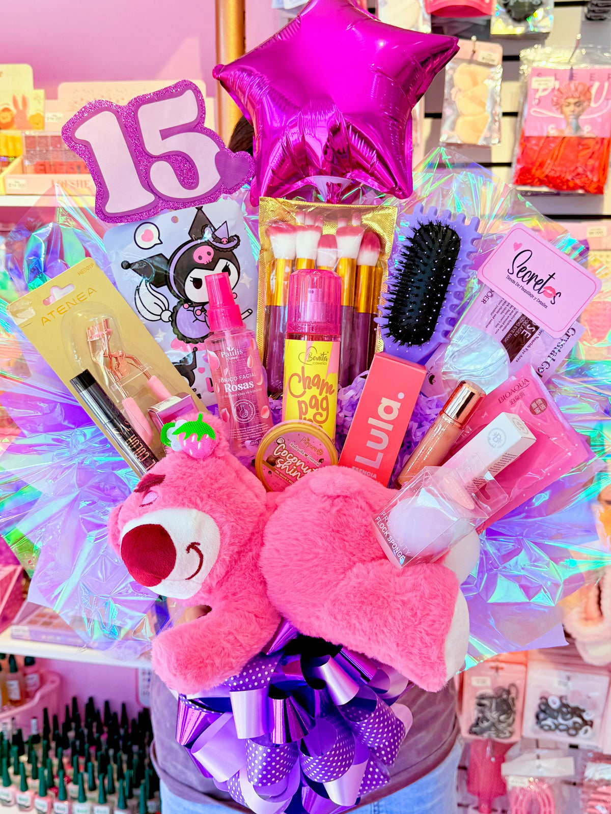 Ramo de maquillaje con lotso