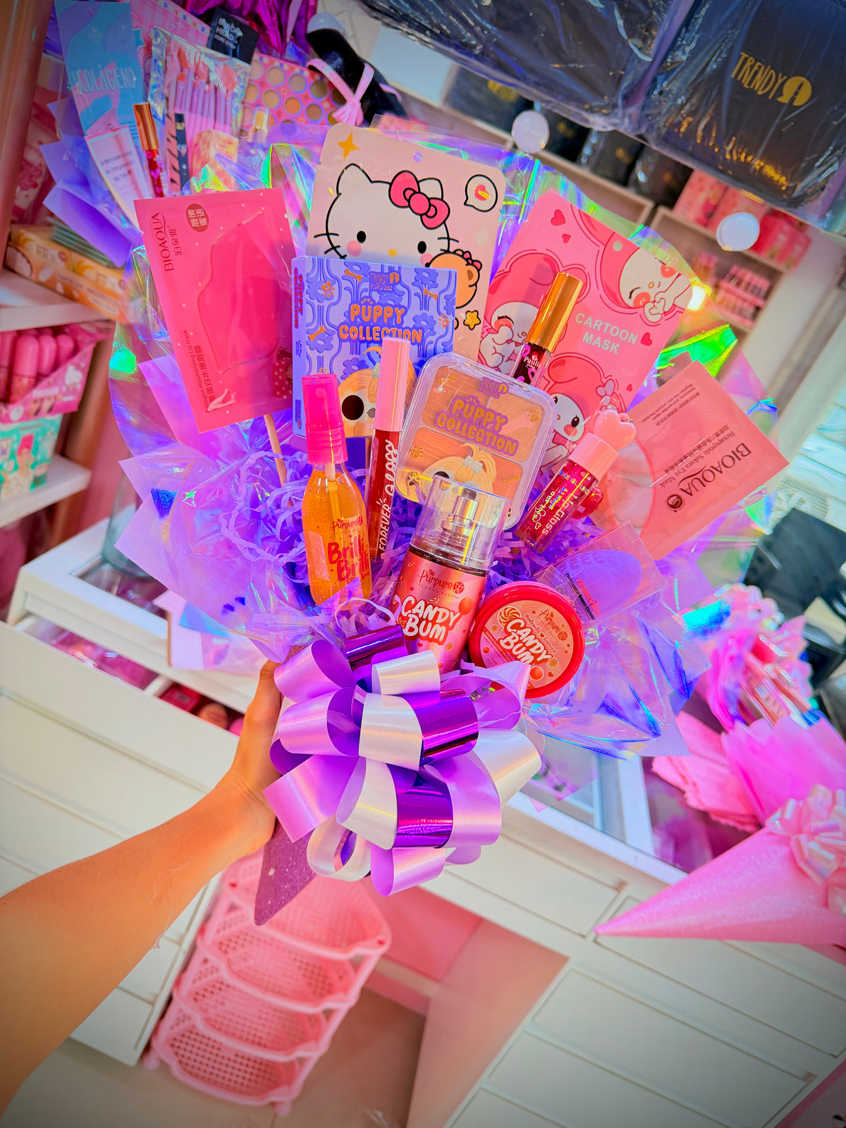 Ramo De Maquillaje Lila