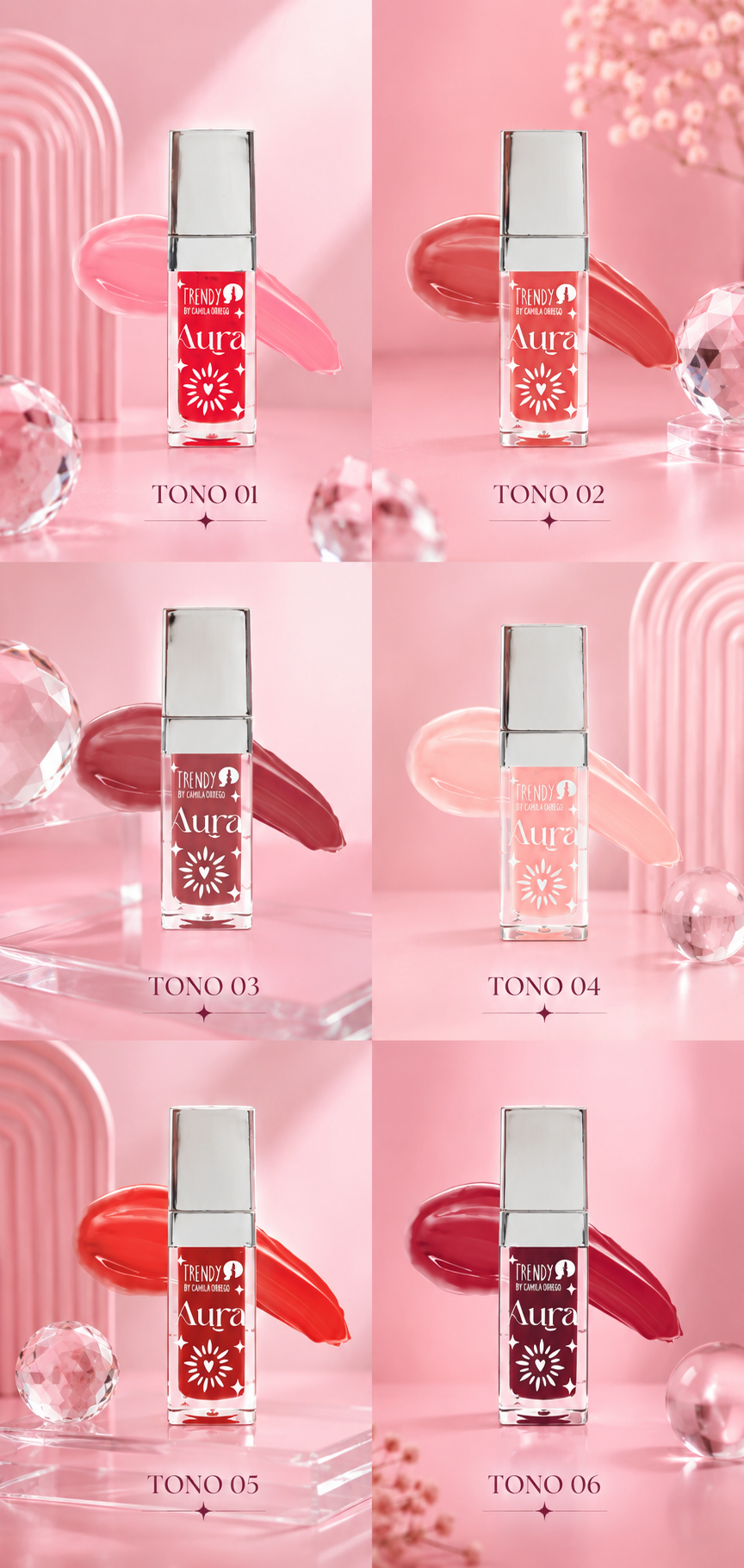 Brillo De Labios Aura Trendy