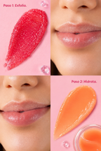 Dúo Exfoliante+Mascarilla De Labios Pink Lemon Trendy