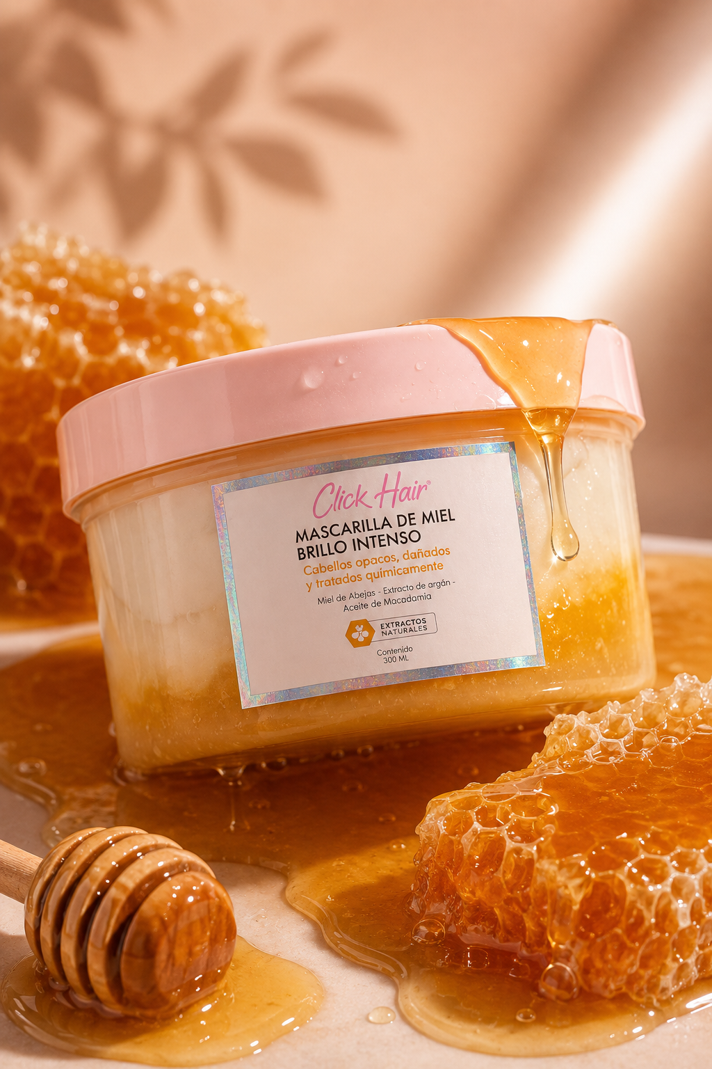 Mascarilla De Miel Brillo Intenso Click Hair