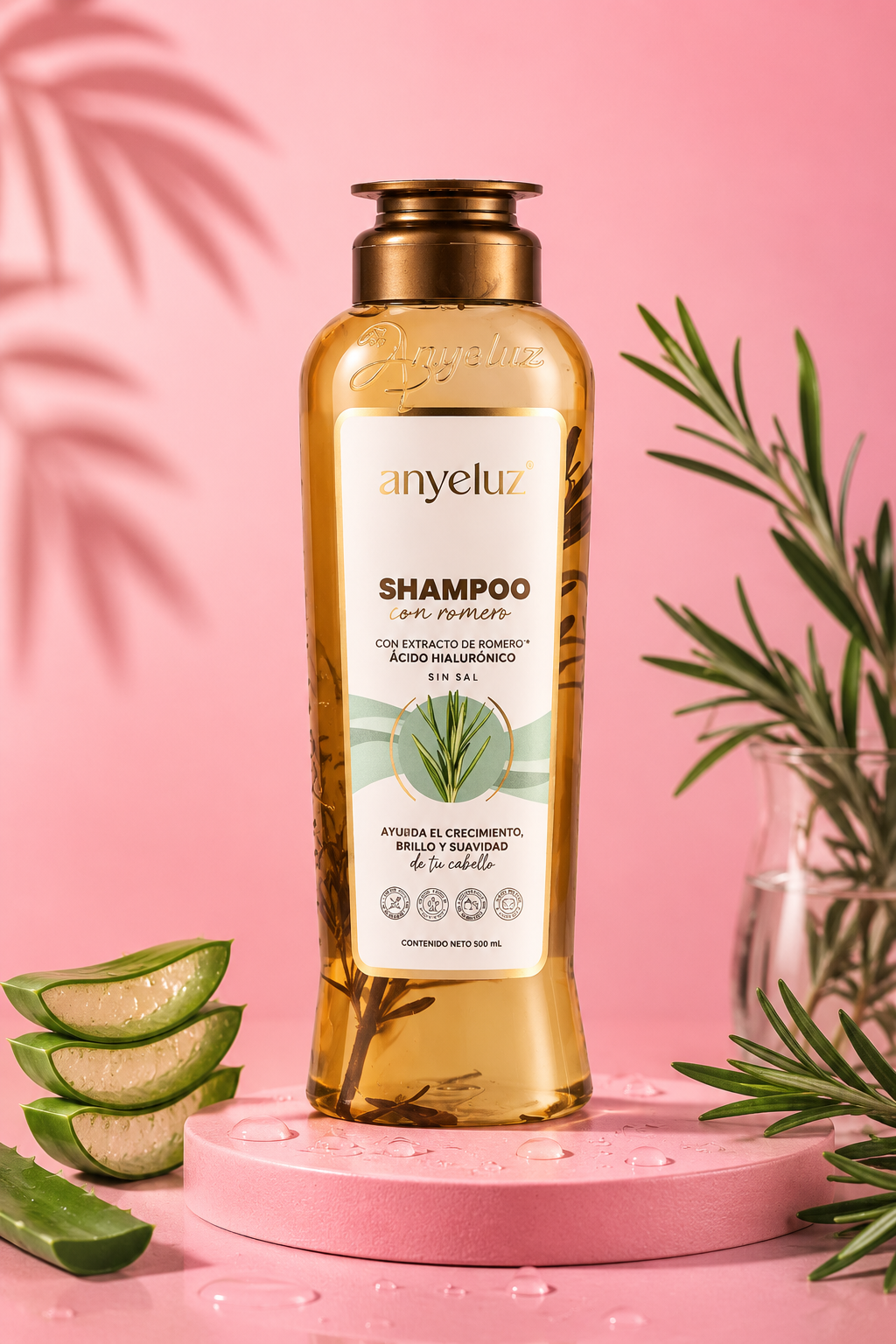 Shampoo Con Romero Anyeluz