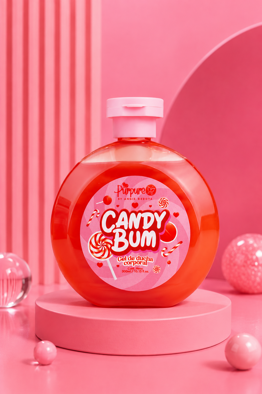 Gel De Ducha Candy Bum 300ml Purpure