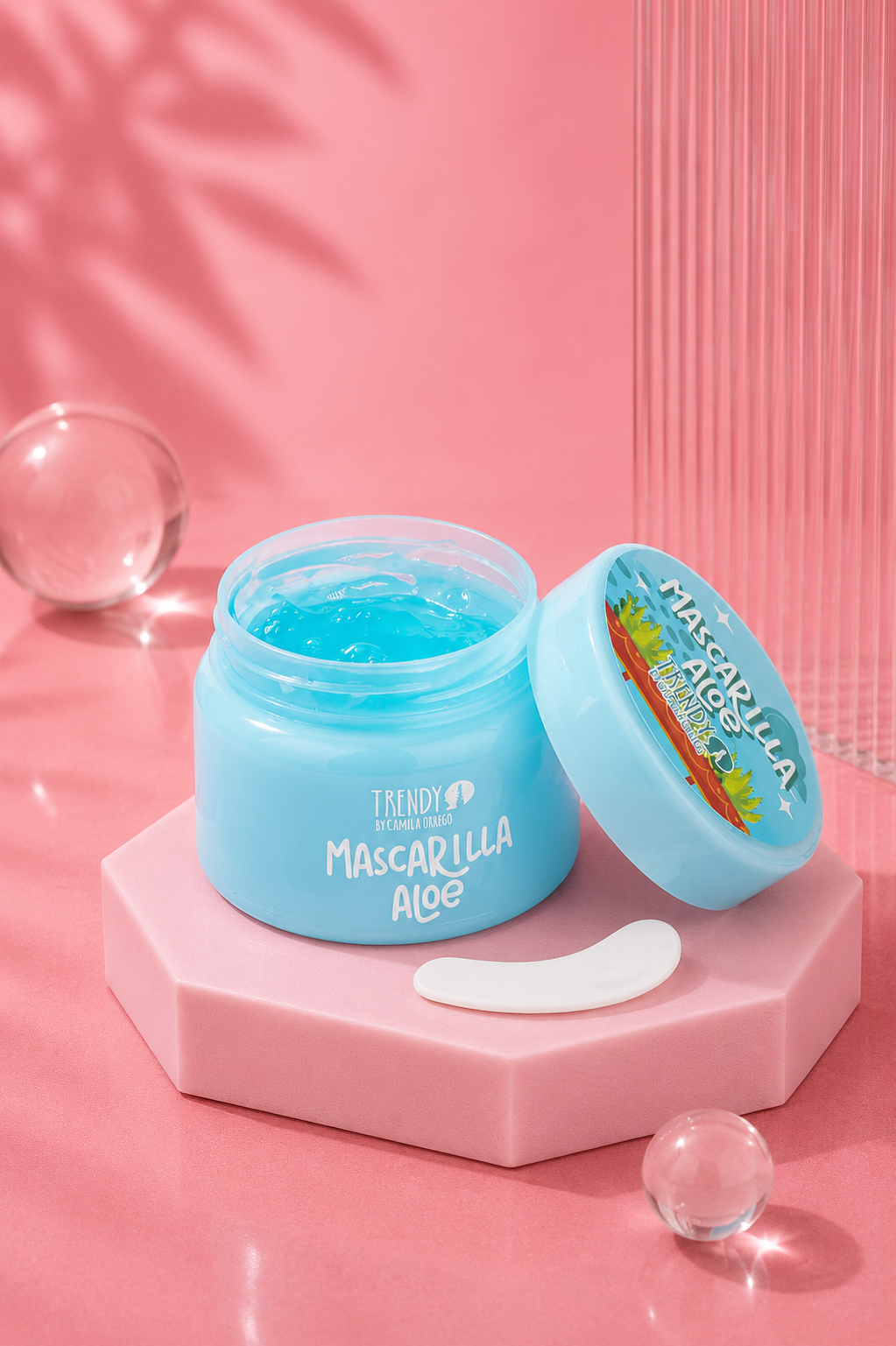 Mascarilla Facial Aloe Trendy