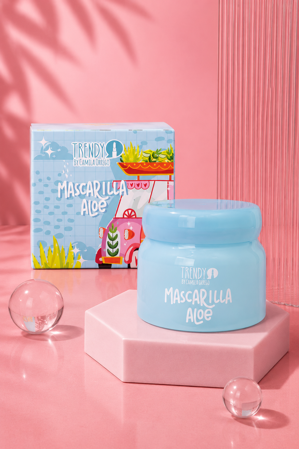 Mascarilla Facial Aloe Trendy