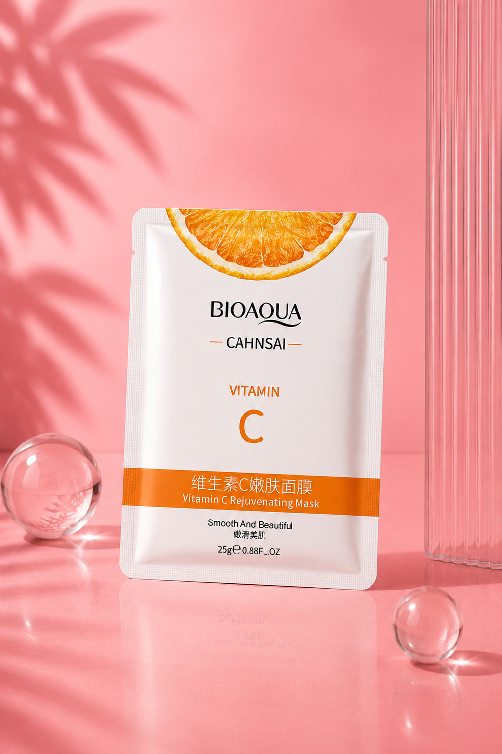 Mascarilla facial vitamina C